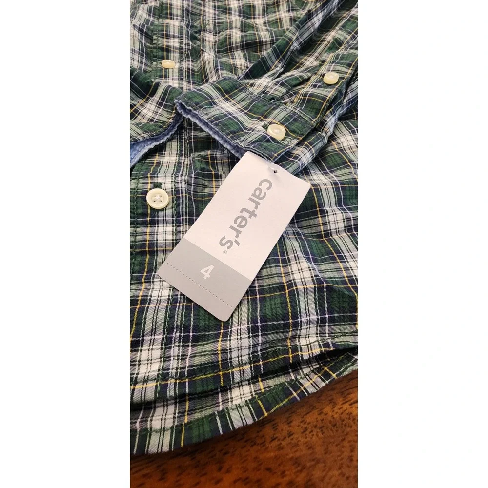 carter s baby shirt boy Size 4 New W Tag          Bin 12